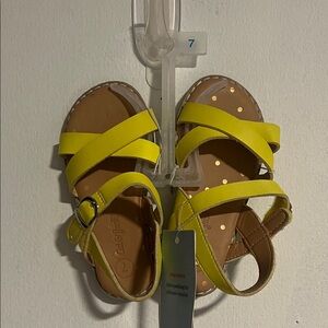 Yellow Kids Sandals